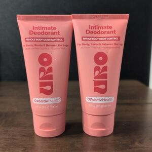 Uro Intimate Deodorant Cream Unscented Bundle Of 2